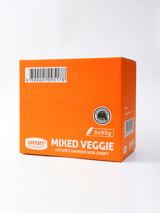 Shary Mixed Veggie Crisps Original 95 Gram 5 pack-Inner Carton
