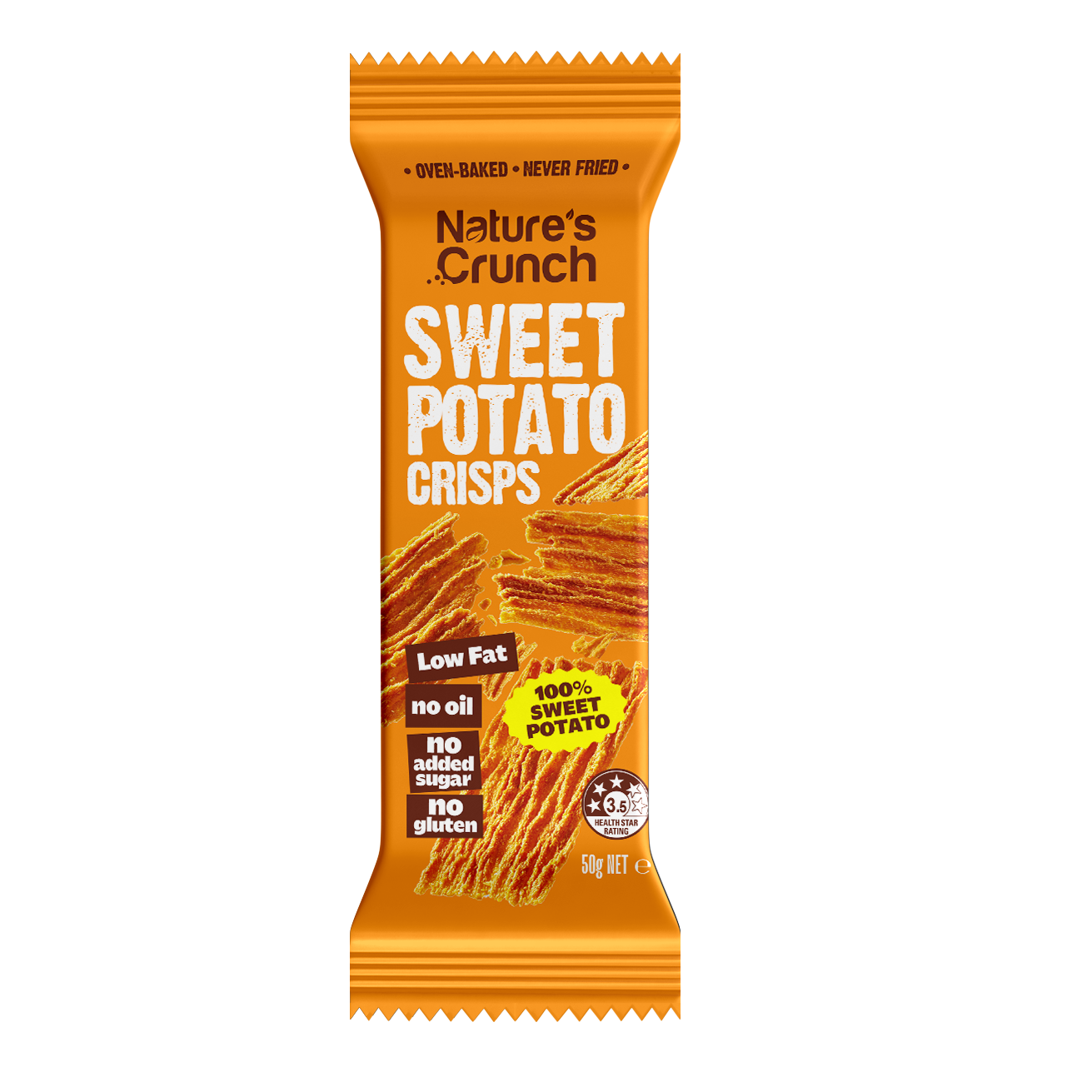 Nature's crunch Sweet Potato Cracker